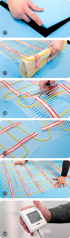 Web-Tech Underfloor Heating Cable Mat